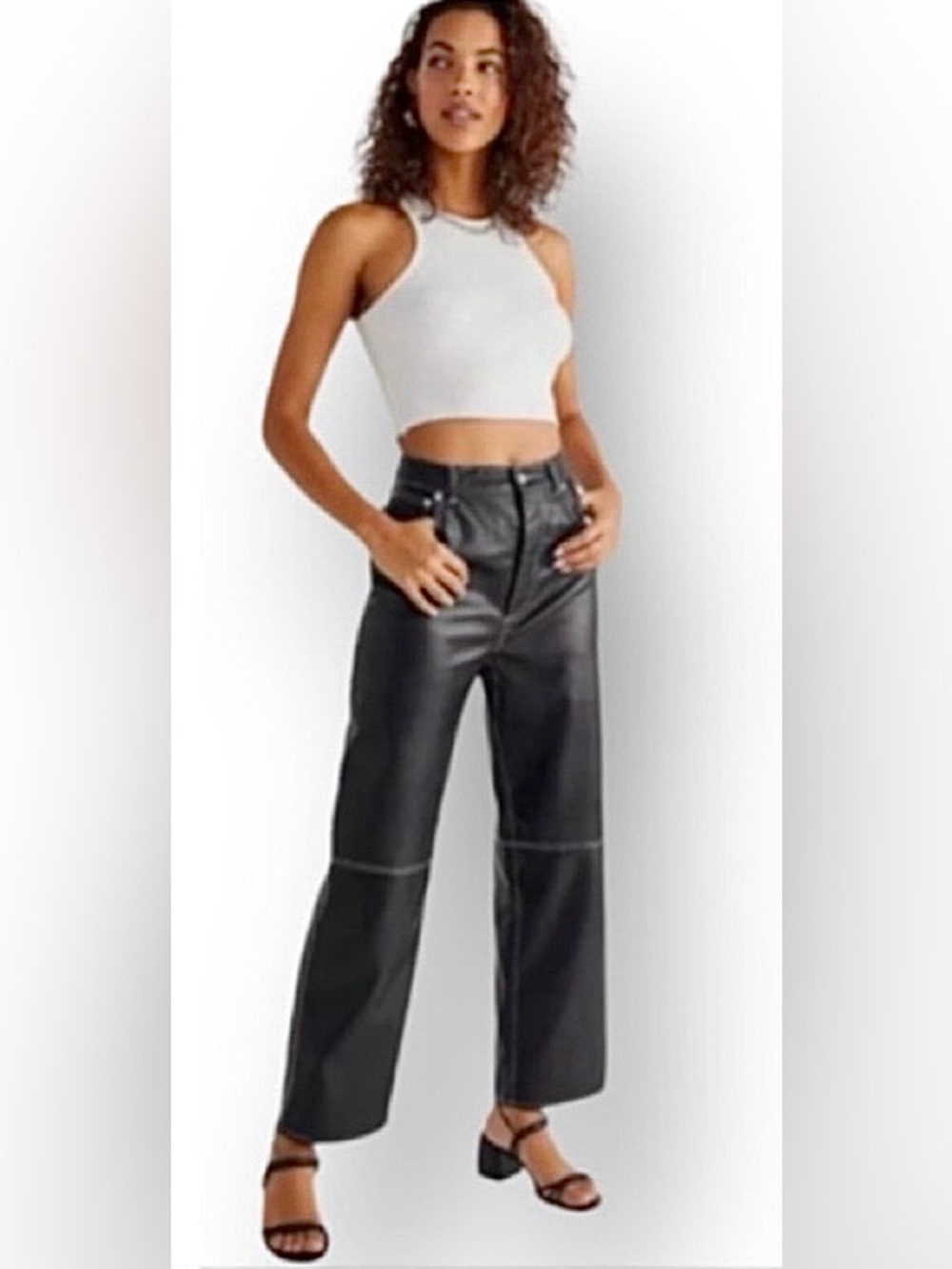 We The Free/Free People The It Factor Vegan Pants In Mystic Color Size US 6